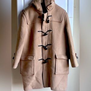 Burberry London Women’s Toggle Duffle Coat Jacket 100% Wool Size 8 Regular
